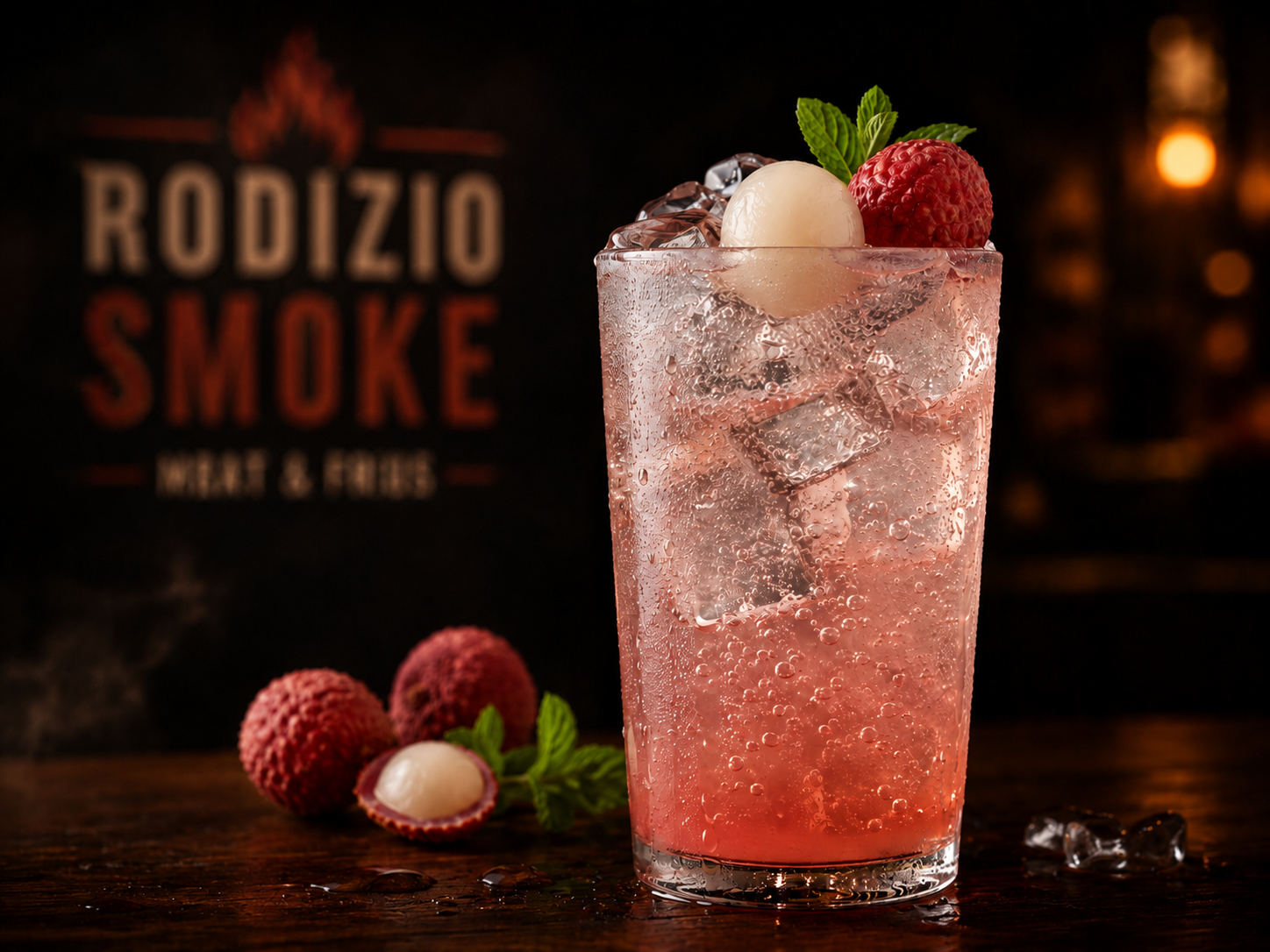 Soda italiana lychees